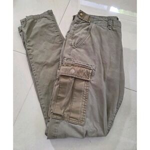 Scotch & Soda Amsterdam Couture Olive Cargo Pants W29L32 Gorpcore Utility Cotton